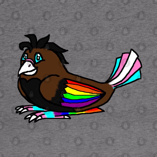 Pride Bird by HuskyWerewolf